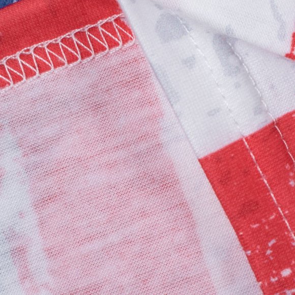 Stripes Star American Flag Print Tank Top - Picture 9 of 12